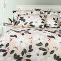 Big Sleep Floral Print Microfibre Quilt Cover Set DOUBLE - 180cm x 210cm - SuperSaverAU - view 1