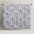 Accessorize Rainbow Garden Blue Washed Cotton Quilt Cover Set Queen - Floral Design - SuperSaverAU - view 2