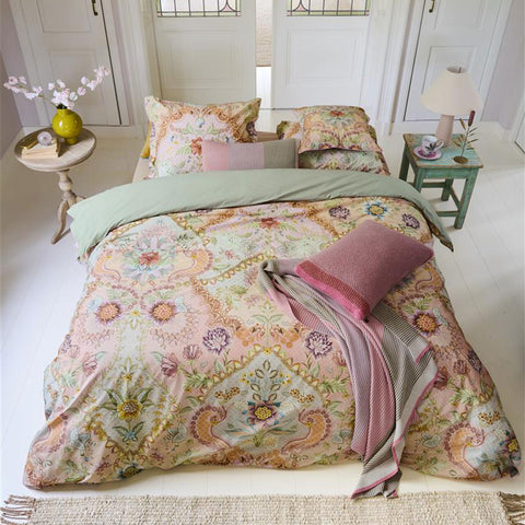 PIP Studio Saluti Grandi Pastel Cotton Quilt Cover Set King - Floral Print Design - SuperSaverAU - view 1