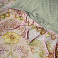 PIP Studio Saluti Grandi Pastel Cotton Quilt Cover Set King - Floral Print Design - SuperSaverAU - view 3