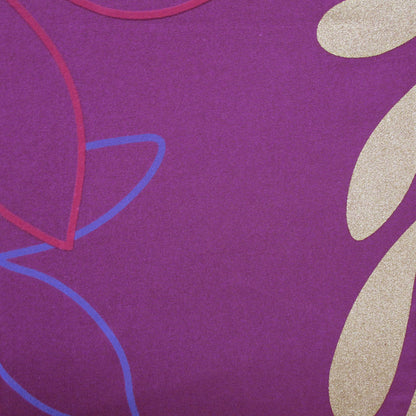 Accessorize Savannah Plum Quilt Cover Set Double - Foliage Print Design