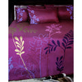 Accessorize Savannah Plum Quilt Cover Set King - Foliage Print Design - SuperSaverAU - view 1