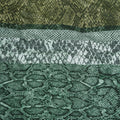 Bedding House Skin Green Cotton Quilt Cover Set King - Snake Print Design - SuperSaverAU - view 3