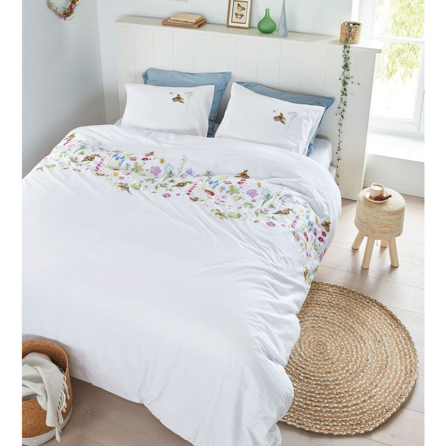 Marjolein Bastin Spring Scenes Cotton Quilt Cover Set King - Floral Print Design - SuperSaverAU - view 1