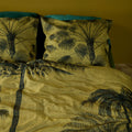 Bedding House Tour du Monde Ochre Cotton Quilt Cover Set King - Botanical Landscape - SuperSaverAU - view 2