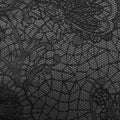 Accessorize Trudie Black Jacquard Quilt Cover Set Single, Floral Design, 140 x 210 cm - SuperSaverAU - view 3
