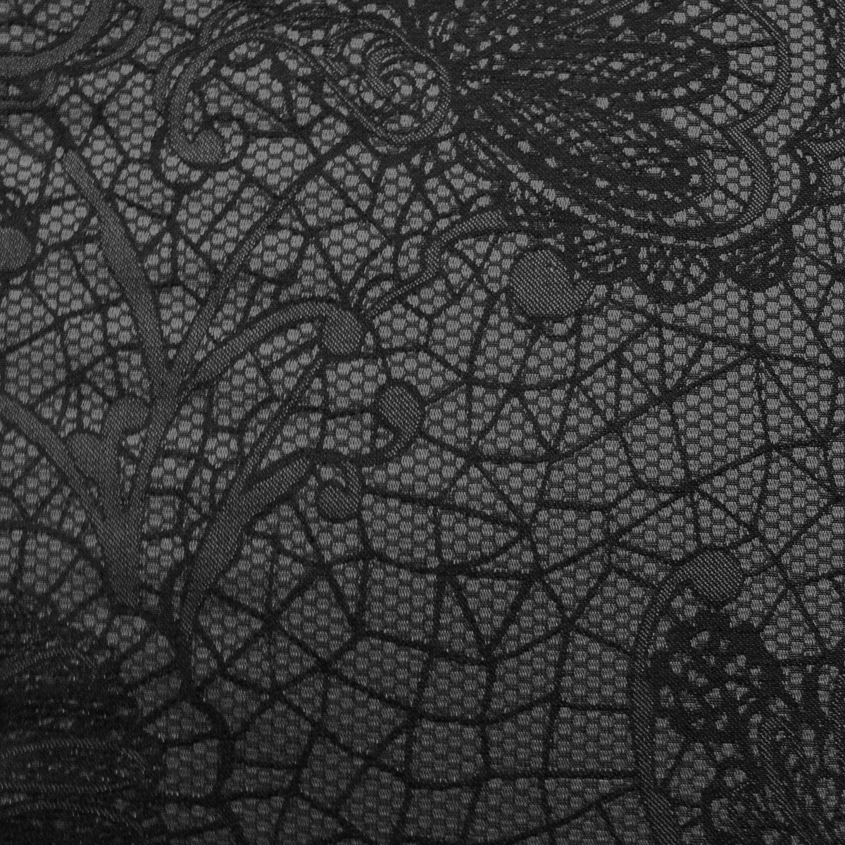 Accessorize Trudie Black Jacquard Quilt Cover Set Single, Floral Design, 140 x 210 cm - SuperSaverAU - view 3