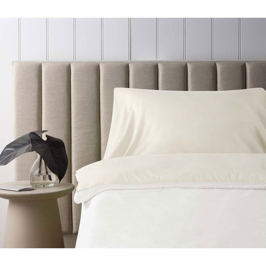 Accessorize Self Tanning Polyester Cotton Sheet Protector 145cm x 220cm Stone - SuperSaverAU - view 1