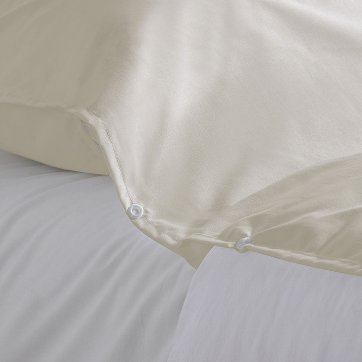 Accessorize Self Tanning Polyester Cotton Sheet Protector 145cm x 220cm White - SuperSaverAU - view 1