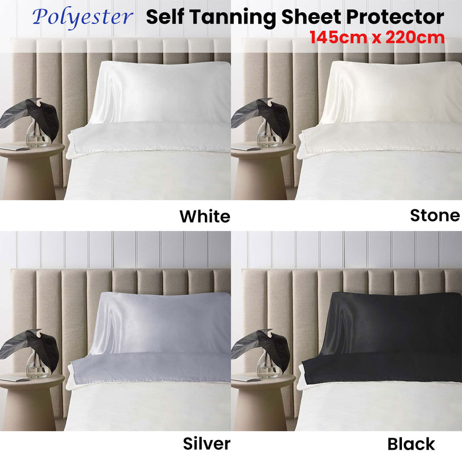 Accessorize Self Tanning Polyester Sheet Protector 145cm x 220cm - Machine Washable - SuperSaverAU - view 1