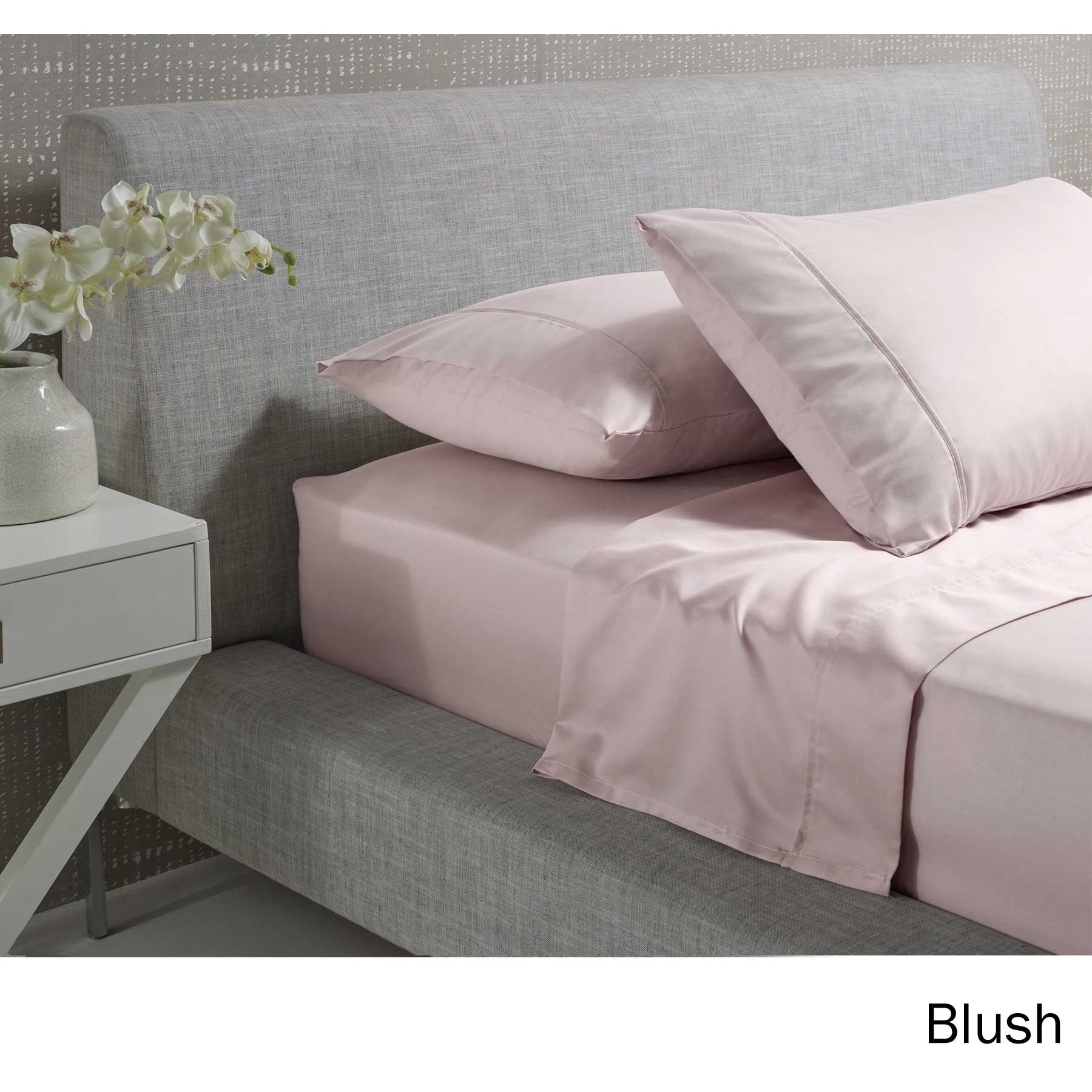 Accessorize 1000TC Cotton Rich Sheet Set Blush King - Ultra Soft, Breathable - SuperSaverAU - view 1