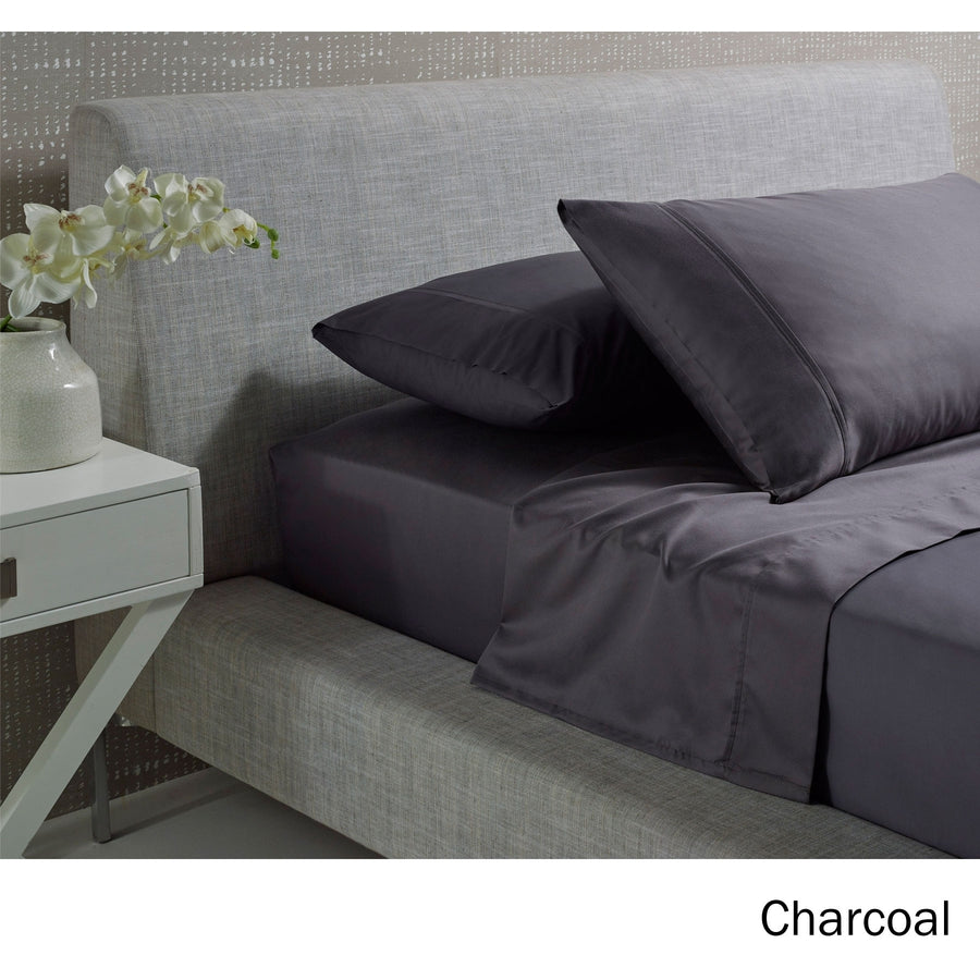 Accessorize 1000TC Cotton Rich Sheet Set Charcoal King - Ultra Soft, Breathable - SuperSaverAU - view 1