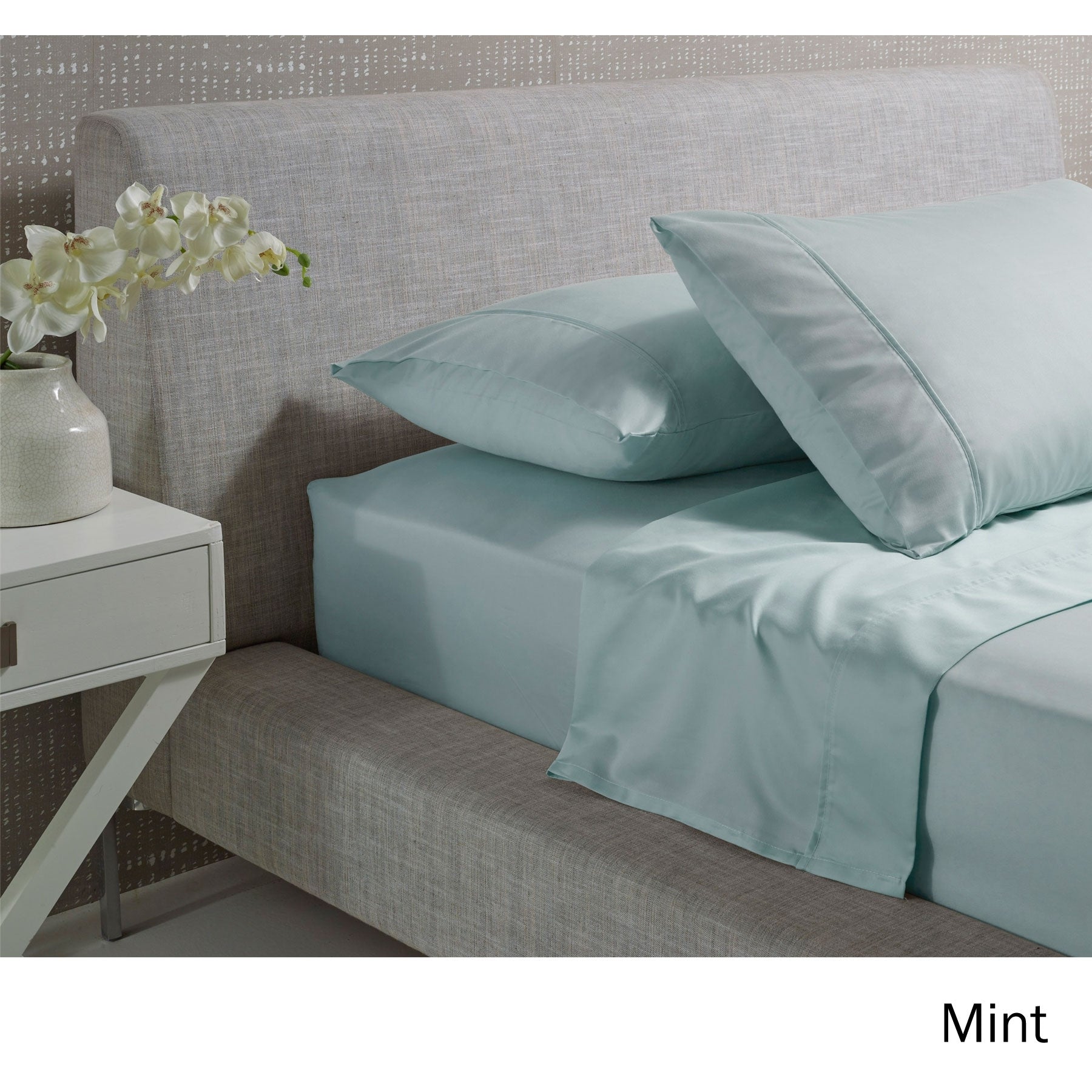 Accessorize 1000TC Cotton Rich Sheet Set Mint King - Ultra Soft & Breathable - SuperSaverAU - view 1