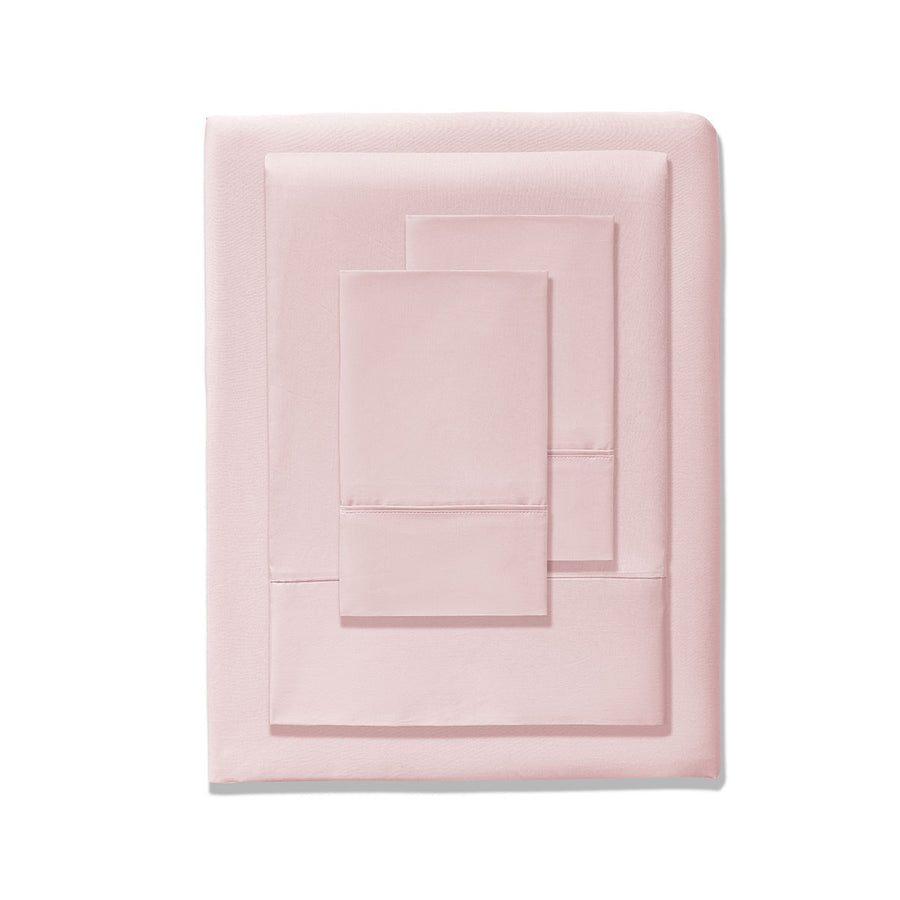 Accessorize 400TC Blush Bamboo Cotton Sheet Set 40cm Wall King Single - SuperSaverAU - view 1