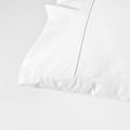 Accessorize 400TC White Bamboo Cotton Sheet Set 40cm Wall Queen - Hypoallergenic, Soft Finish - SuperSaverAU - view 2