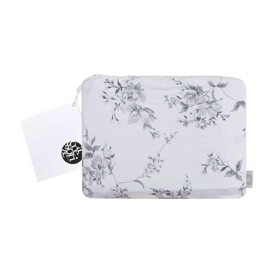 Accessorize Cotton Flannelette Sheet Set Single - 100% Cotton, Floral Print - SuperSaverAU - view 1