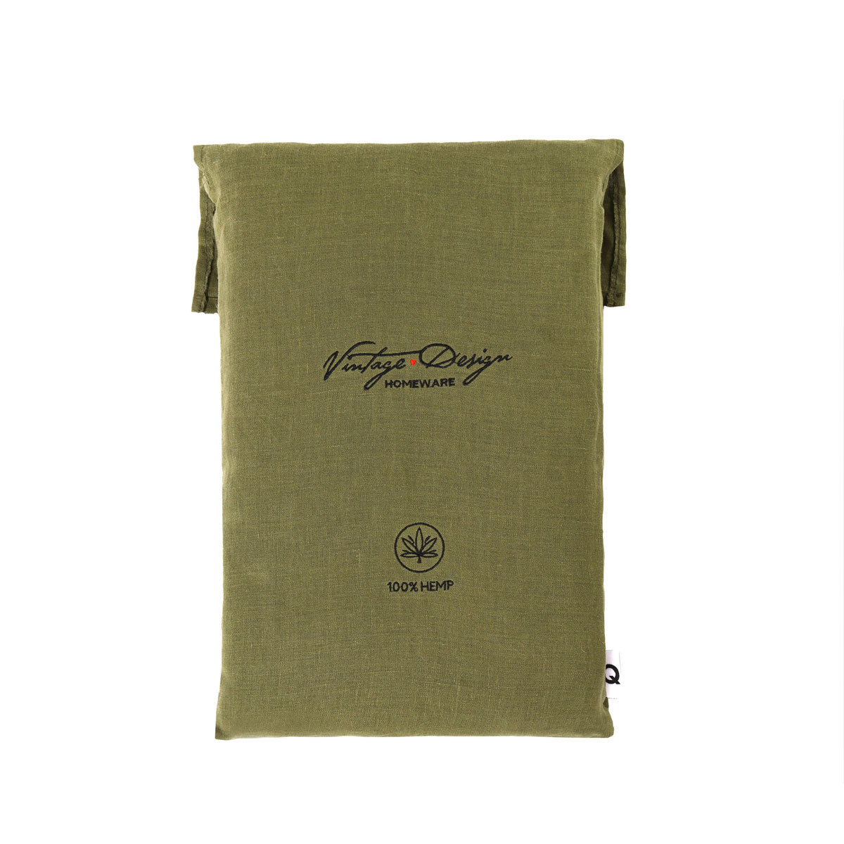 Vintage Design Homewares Hemp Fern Sheet Set Super King - Breathable & Absorbent - SuperSaverAU - view 2