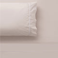 Accessorize White/Natural Piped Hotel Deluxe Cotton Sheet Set King - 100% Cotton - SuperSaverAU - view 3