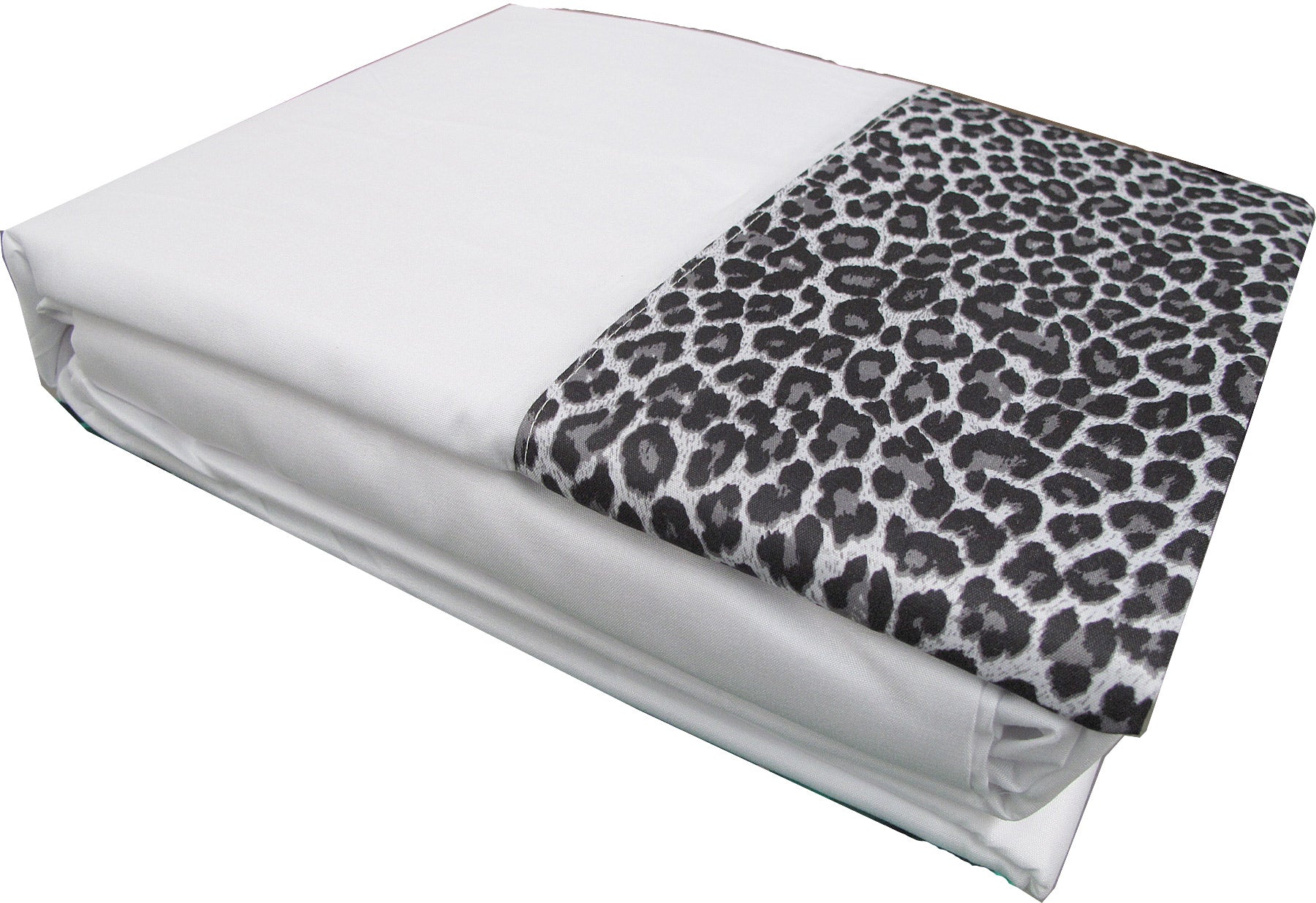 Big Sleep Leopard Skin Print Sheet Set Double - Black, Grey, Beige - SuperSaverAU - view 1