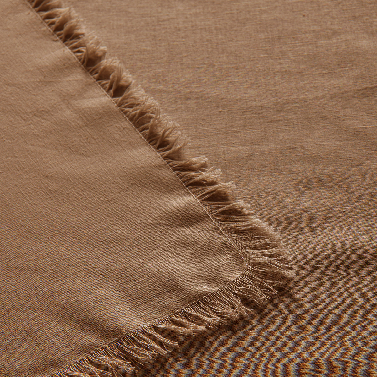 Vintage Design Homewares Gypsy Terracotta Tablecloth 150cm x 275cm with Fringe - SuperSaverAU - view 2