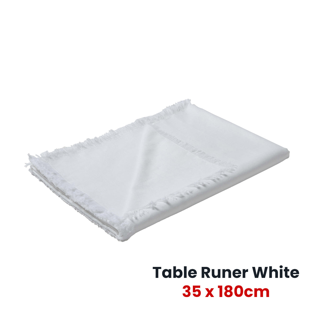 Vintage Design Homewares Gypsy Washed Linen Cotton Table Runner 35 x 180cm - SuperSaverAU - view 1