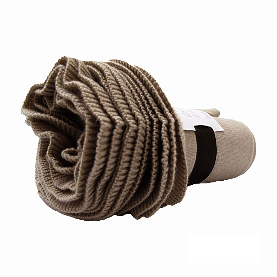 Accessorize Double Ruffle Throw Latte - 127 cm x 152 cm, Machine Washable - SuperSaverAU - view 1