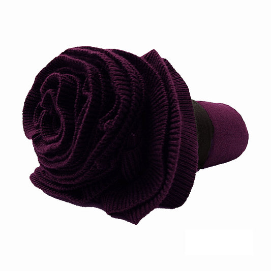 Accessorize Double Ruffle Throw Plum - 127 cm x 152 cm, Machine Washable