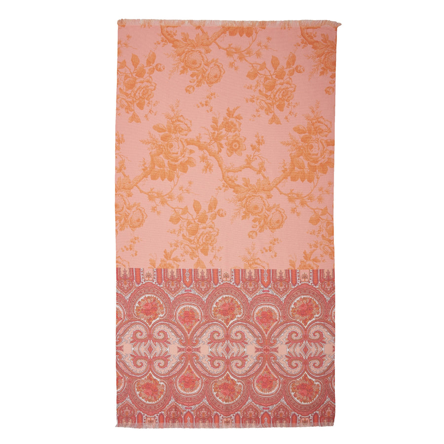Oilily Digital Print Large Towel 100 x 180 cm - Bright Rose, 100% Cotton - SuperSaverAU - view 1