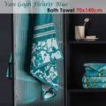 Bedding House Van Gogh Fleurir Bath Towel - Floral Print Design, 70 x 140 cm - SuperSaverAU - view 2
