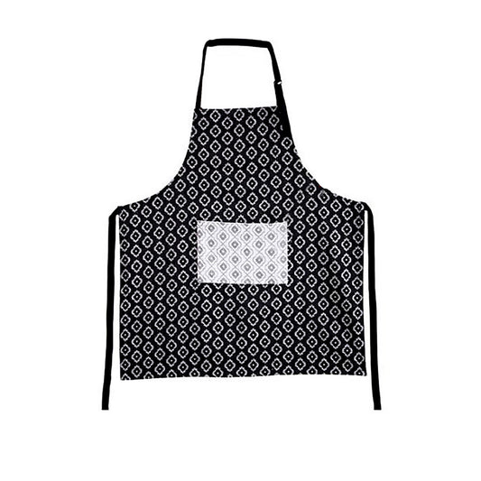 IDC Homewares 100% Cotton Apron Floral Print 85 x 90 cm Alcazar Black