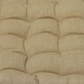 J Elliot Home Outdoor Cotton Chair Pads - Solid Taupe, 2 Pack