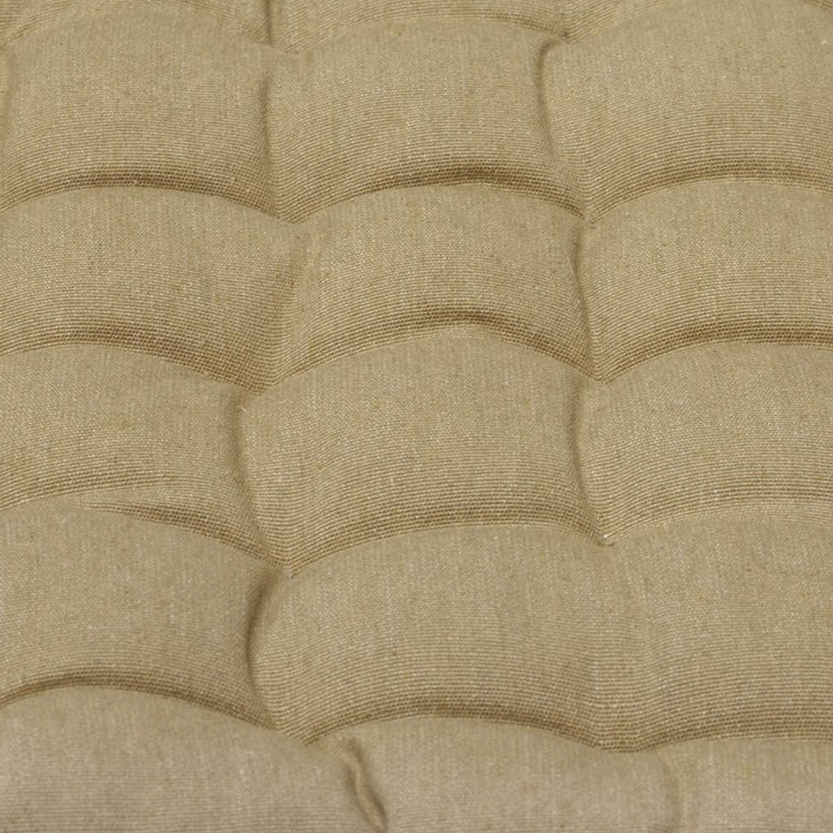 J Elliot Home Outdoor Cotton Chair Pads - Solid Taupe, 2 Pack