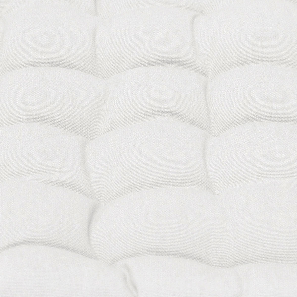 J Elliot Home Outdoor Cotton Chair Pads - Solid White, 2 Pack