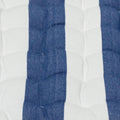 J Elliot Home Outdoor Cotton Chair Pads - Striped Blue, 2 Pack