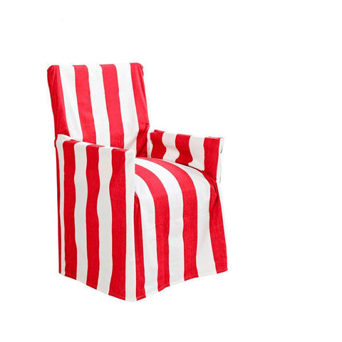 IDC Homewares Cotton Director Chair Cover - Red Stripes - SuperSaverAU - view 1