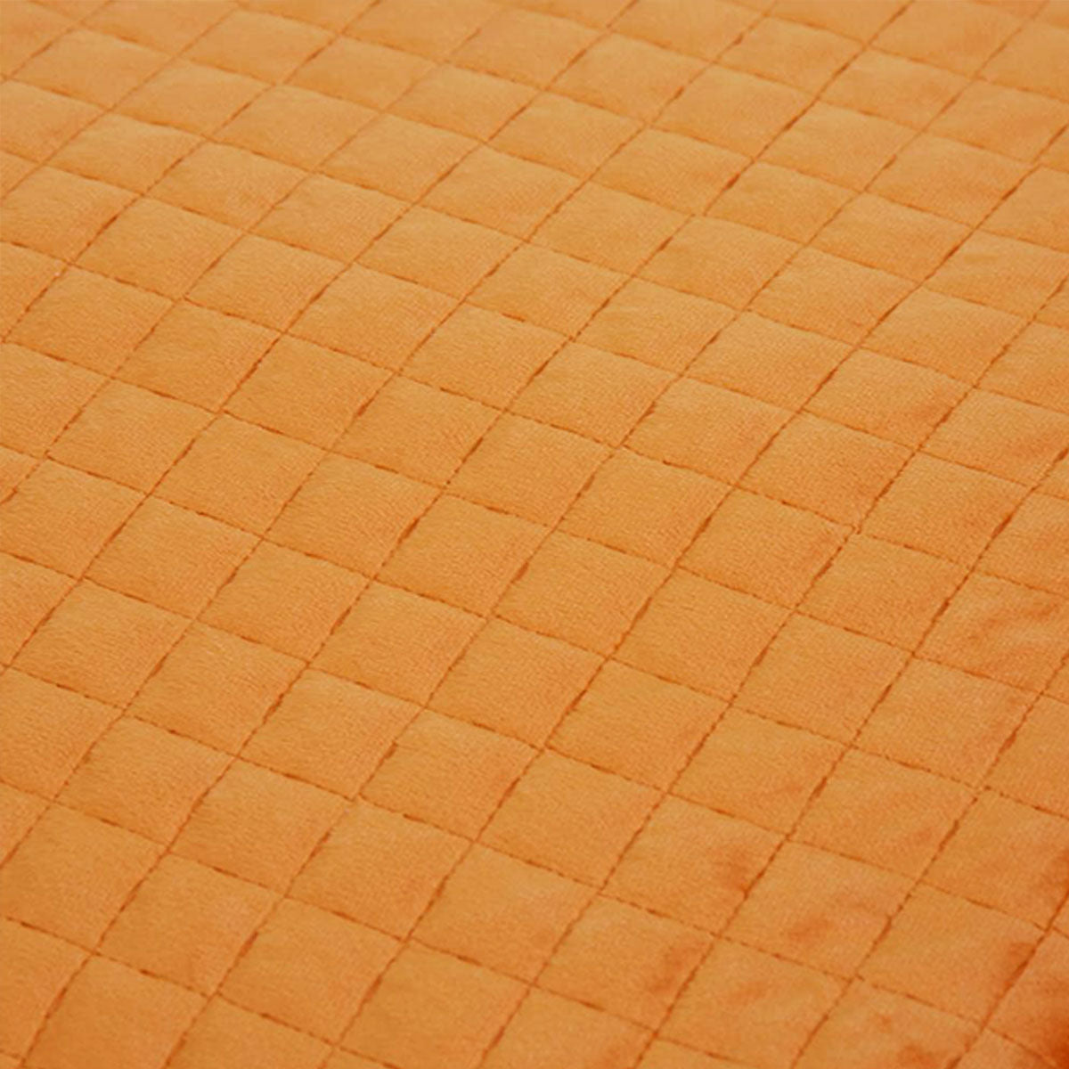 J Elliot Home Adela Mustard Velvet Quilted Coverlet Set Queen/King - Geometric Design - SuperSaverAU - view 2
