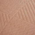 J Elliot Home Merida Clay Pink Velvet Quilted Coverlet Set Queen/King - SuperSaverAU - view 2