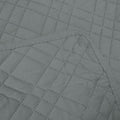 Jane Barrington Morris Dark Grey Reversible Coverlet Set King - Embossed, Quilted - SuperSaverAU - view 2