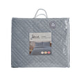 Jane Barrington Morris Dark Grey Reversible Coverlet Set King - Embossed, Quilted - SuperSaverAU - view 3