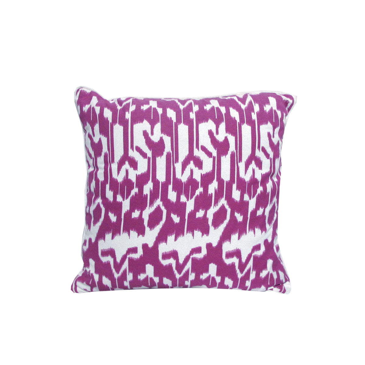 J.elliot Acalan Ikat Purple Filled Cushion 43 x 43 cm - Soft Polyester Fabric - SuperSaverAU - view 1
