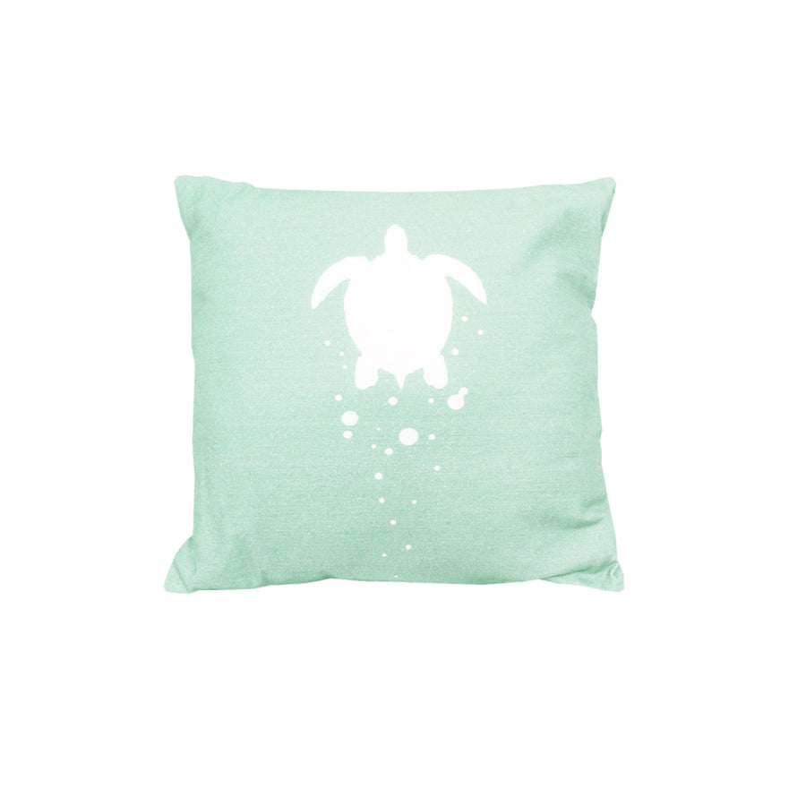 J.elliot Turtle Print Filled Cushion 43 x 43 cm - Glacier Blue - SuperSaverAU - view 1