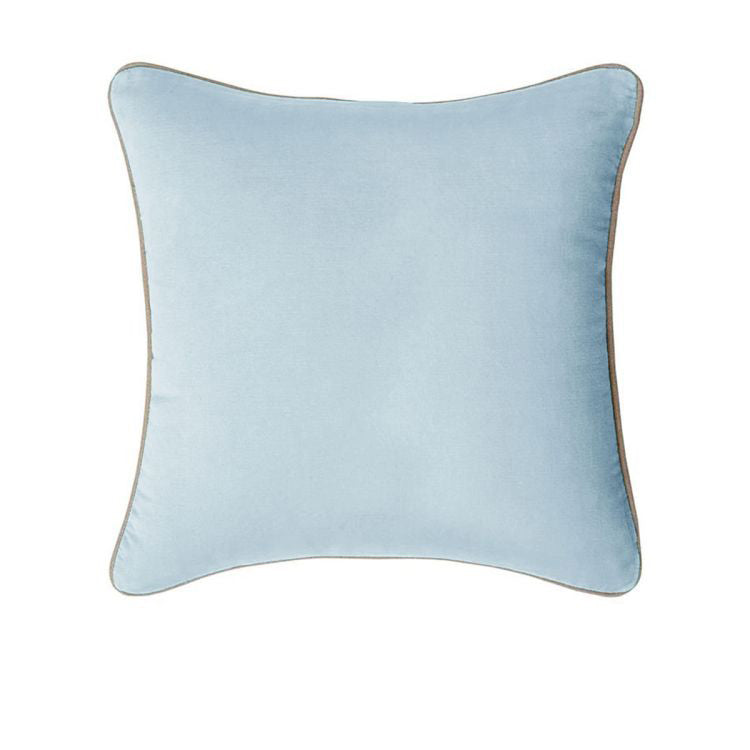 J.elliot 100% Cotton Filled Cushion 60 x 60 cm - Solid Colour Illusion Blue - SuperSaverAU - view 1