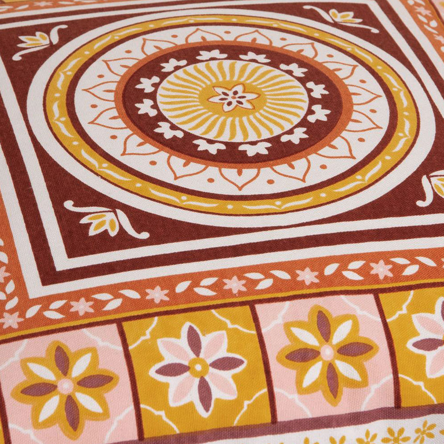 J Elliot Home Kasbah Luxury Filled Cushion 50 x 50cm - Pink Moroccan Print - SuperSaverAU - view 1