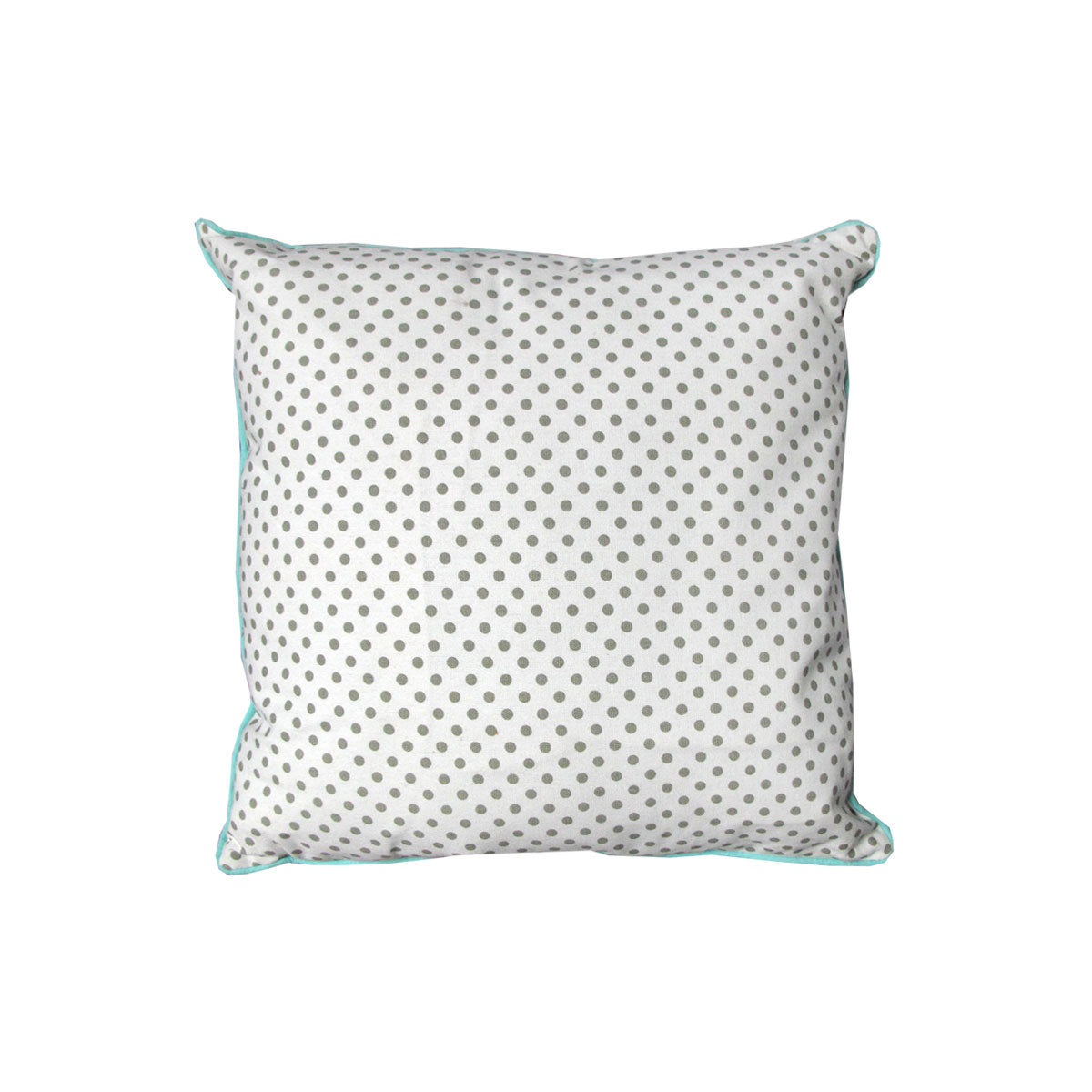 J.elliot Lana Polka Filled Cushion 43 x 43 cm - Blue, Soft Polyester, Easy Care