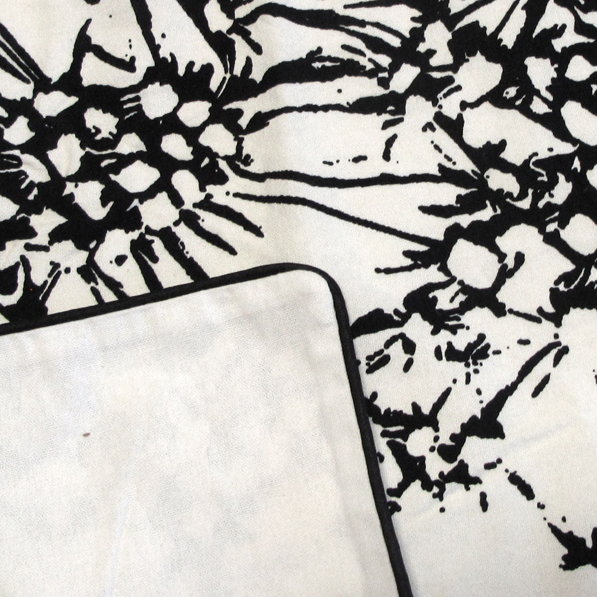 J Elliot Home Aida Black Printed Cotton Cushion Cover 43 x 43cm - Modern Design - SuperSaverAU - view 3