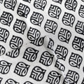 Bowen Black Printed Cushion Cover 43 x 43cm - Durable Polyester Cotton, Stylish Design - SuperSaverAU - view 3