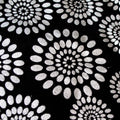 Diana Small Designed Square Cushion Cover 30 x 30 cm - Black, White, Metallic Print - SuperSaverAU - view 2