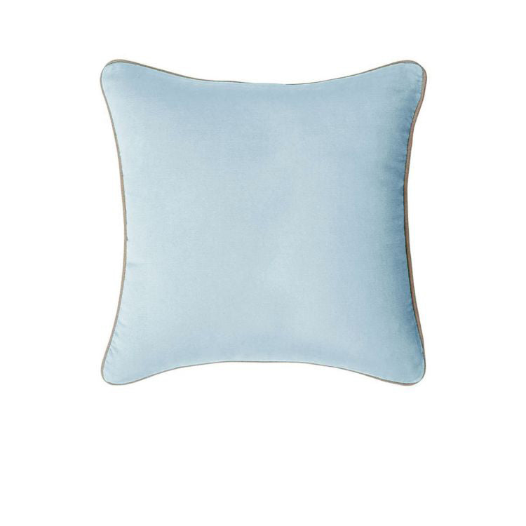 J.elliot 100% Cotton Cushion Cover 50 x 50 cm - Illusion Blue, Solid Colour Design