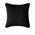 J.elliot 100% Cotton Cushion Cover 60 x 60 cm - Black, Solid Colour Design - SuperSaverAU - view 1