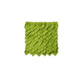 Leaf Green Pleats Small Designed Square Cushion Cover 30 x 30 cm - SuperSaverAU - view 1